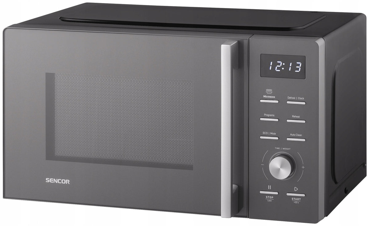 MIKROFALÓWKA KUCHENKA MIKROFALOWA SENCOR 20L 700W 25,5CM 8 PROGRAMÓW CZARNA(MIKROFALÓWKA KUCHENKA MIKROFALOWA SENCOR 20L 700W 25,5CM 8 PROGRAMÓW CZARNA)