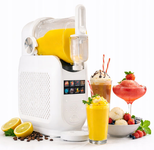 Maszyna do lodów kawa mrożona slushy milkszejk Purena+ZESTAW STARTOWY BIAŁA