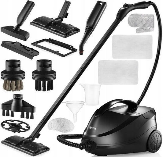 CZYŚCIK WIELOFUNKCYJNY MOP PAROWY MYJKA KERCH PRESTO BLACK 3000W 4BAR(CZYŚCIK WIELOFUNKCYJNY MOP PAROWY MYJKA KERCH PRESTO BLACK 3000W 4BAR)
